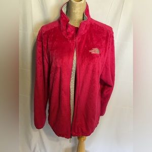 COPY - North face pink fleece zip up jacket size xl OBO